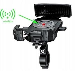 eXtremestyle Uchwyt motocyklowy na telefon z ładowarką indukcyjną i szybką USB-C - R15W-PD (UCH000191) 5