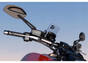 Uchwyt motocyklowy z ładowarką USB-C do telefonu - R9-Clip-PD 7