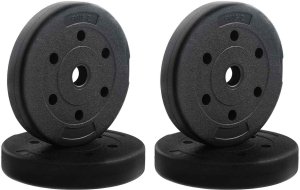 vidaXL Zestaw hantli 4 w 1 Czarny i czerwony 121 x 19,5 x 19,5 cm 7