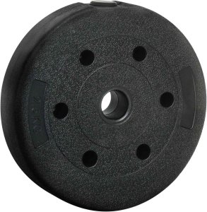 vidaXL Zestaw hantli 4 w 1 Czarny i czerwony 121 x 19,5 x 19,5 cm 8