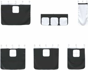 vidaXL Czarny 90 x 190 cm 8