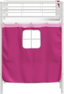 vidaXL Biały i różowy 90 x 190 cm 9