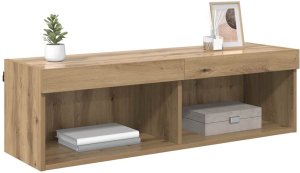 vidaXL Szafka pod telewizor Panama Dąb rzemieślniczy 100 x 30 x 30 cm 3