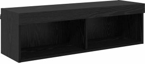 vidaXL Szafka pod telewizor Panama Czarny Dąb 100 x 30 x 30 cm 2