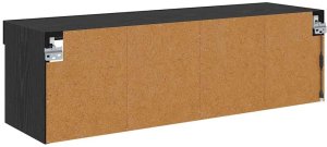 vidaXL Szafka pod telewizor Panama Czarny Dąb 100 x 30 x 30 cm 9