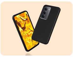 krainaGSM Etui Do Xiaomi Redmi 15 5G (Czarne, Matowe, Gumowe, Obudowa, Silikon, Slim) 2