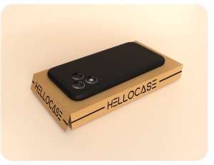 Hello Case Etui Do Honor 400 Lite (Czarne, Matowe, Gumowe, Obudowa, Silikon, Slim) 5