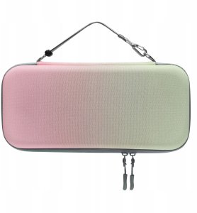 Twardy Sztywny Pokrowiec Futerał Etui Walizka Case Do Nintendo Switch 2 / Ns2 /  Jys-ns2283 / Różowo - Zielony 3