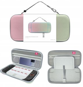 Twardy Sztywny Pokrowiec Futerał Etui Walizka Case Do Nintendo Switch 2 / Ns2 /  Jys-ns2283 / Różowo - Zielony 10