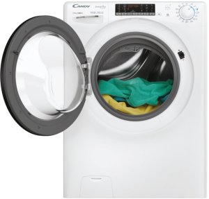 Pralko-suszarka Candy Pralka z suszarką CSOW 4746TWMB5-S | Klasa efektywności energetycznej A/E | Front loading | Pojemność prania 7kg | 1400 RPM | Głębokość 45 cm | Szerokość 60 cm | Wyświetlacz | Digit | Drying system | Drying capacity 4kg | Steam funct 2