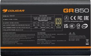Zasilacz Cougar Zasilacz GR 750W ATX3.1/ PCIE 5.1/ 80 Plus Gold 4