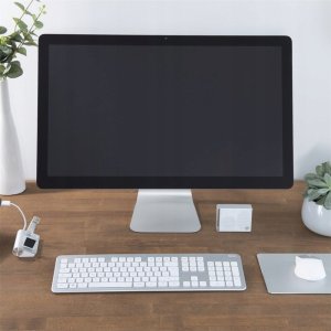 Klawiatura Hama KW-700 klawiatura Biuro RF Wireless QWERTZ Niemiecki srebrny, biały 8