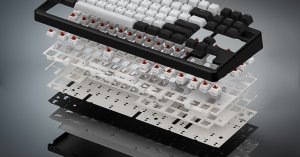 Hator Rockfall 3 TKL Wireless biała 14