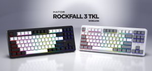 Hator Rockfall 3 TKL Wireless biała 8