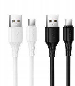 Kabel USB Hoco Kabel USB A do USB C 3A 1 m X120 biały 4