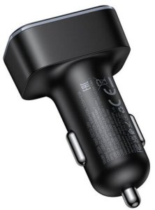 Ładowarka Hoco Ładowarka samochodowa z LCD 2x USB A + 1x USB C QC3.0 PD 42W Z63A czarna 3