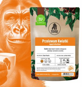 Kawa ziarnista Ingagi Kawa ziarnista Ingagi Coffee Przelewam Kwiaty 250g 2