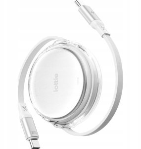 Kabel USB iOttie 100W Retractable USB-C Cable White 2-Pack 2