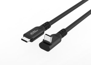 Kabel USB MicroConnect USB-C - USB-C 0.25 m Czarny (USB-C 3.2 Gen 2x2 Premium) 2