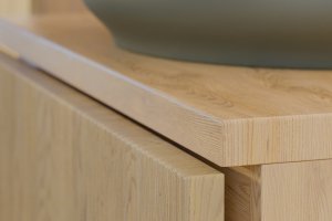 Zestaw meblowy 80cm z blatem i umywalką nablatową Anna 5