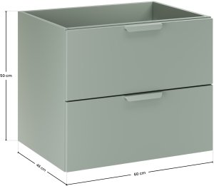 Szafka pod umywalkę 60cm 2 szuflady 4