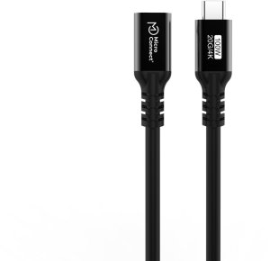 Kabel USB MicroConnect USB-C - USB-C 1.5 m Czarny (USB-C 3.2 Gen 2x2 Premium) 3