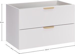 Szafka pod umywalkę 80cm 2 szuflady 4