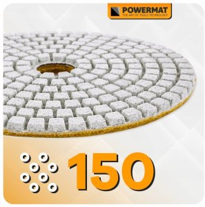 TARCZA DIAMENTOWA 150 DO SZLIFOWANIA POLEROWANIA BETONU GRESU CEGŁY 100MM 7