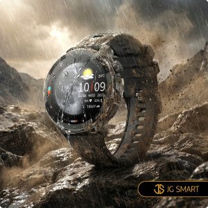 Smartwatch męski zegarek GPS AMOLED MENU PL WODOODPORNY 500mAh + 3 paski 4