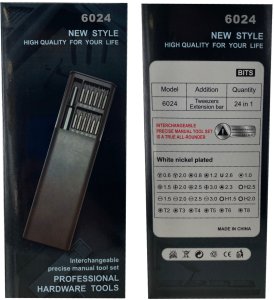 ZESTAW PRECYZYJNYCH ŚRUBOKRĘTÓW NARZĘDZIA BITY 4