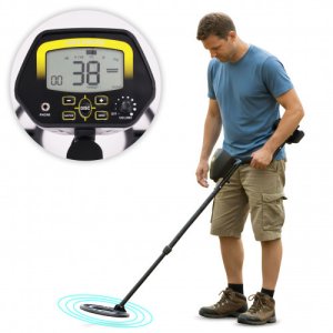 Wykrywacz metali GC-1032 LCD wodoodporny 3