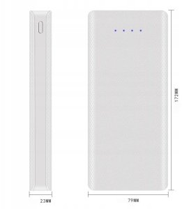 Powerbank OEM etui na zewnętrzny akumulator - 8x18650 - 20000mAh - typ C - USB - microUSB 6