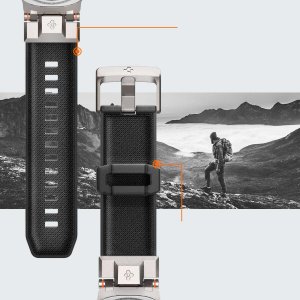 Spigen DuraPro Armor, black - Samsung Galaxy Watch 8 46mm/44mm/40mm 5