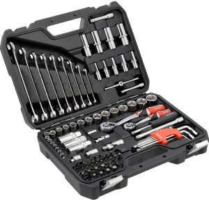 YATO ZESTAW KLUCZY 92el 1/4" / 3/8" 2