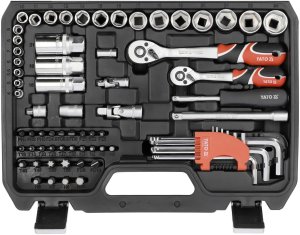 YATO ZESTAW KLUCZY 92el 1/4" / 3/8" 3