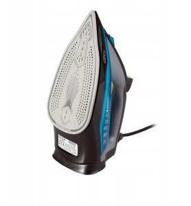 Mocne Żelazko Parowe Stopa Ceramiczna 3000W Funkcja Strażak Anti-Calc 3