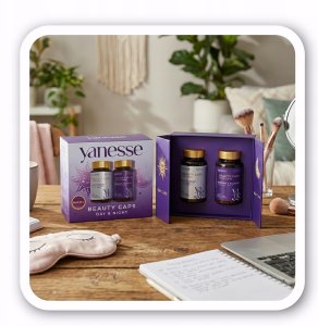 AronPharma_Yanesse Beauty Caps Day &amp; Night suplement diety 2x60 kapsułek 2