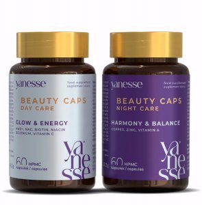 AronPharma_Yanesse Beauty Caps Day &amp; Night suplement diety 2x60 kapsułek 7