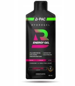 SIS SCIENCE IN SPORT AronPharma_B-PAC Energy Gel żel energetyczny z kofeiną Litchi Limonka 60ml 6