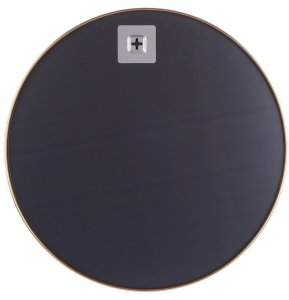 Lustro ścienne wiszące okrągłe ze złotą ramą nowoczesne duże 50cm 5