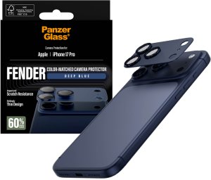 PanzerGlass Szkło hartowane na obiektyw Fender Camera Protector do iPhone 17 Pro niebieski 5