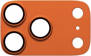 PanzerGlass Szkło hartowane na obiektyw Fender Camera Protector do iPhone 17 Pro pomarańczowy 4