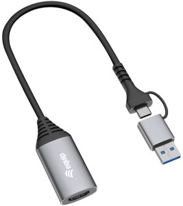 Karta graficzna Equip zewnętrzna karta graficzna usb 1920 x 1080 px Szary 2