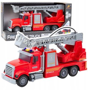 LeanToys Wóz Strażacki z drabiną 2