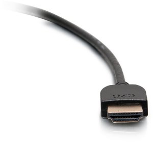 C2G 2ft 4K HDMI Cable - Ultra Flexible Cable with Low Profile Connectors - Kabel HDMI - HDMI męski zu HDMI męski - 61 cm - podwójna izolacja - czarny 2