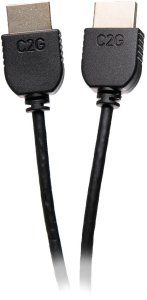 C2G 2ft 4K HDMI Cable - Ultra Flexible Cable with Low Profile Connectors - Kabel HDMI - HDMI męski zu HDMI męski - 61 cm - podwójna izolacja - czarny 3