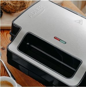 Opiekacz Do Kanapek 2W1 Panini Grill Elektryczny Toster 1400W Nie Przywiera 12