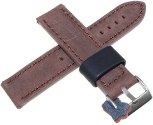 Diloy Skórzany pasek do zegarka 22 mm 399.22.2 Easy Click 3