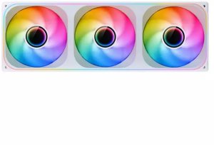 Wentylator Jonsbo Wentylatory ZA-420 White Reverse Blade PWM ARGB (3x140mm - 420mm) 5