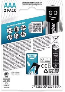 Energizer Energizer battery Max Plus Alkaline AAA CP2 2